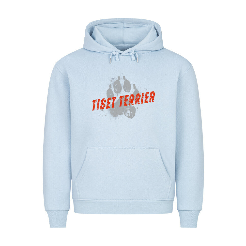 Premium Hoodie "Tibet Terrier - PAW" Babyblau – hunde-shirt.de