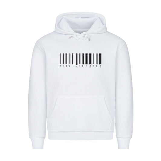 Premium Hoodie "Tibet Terrier - Scan" Weiß – hunde-shirt.de