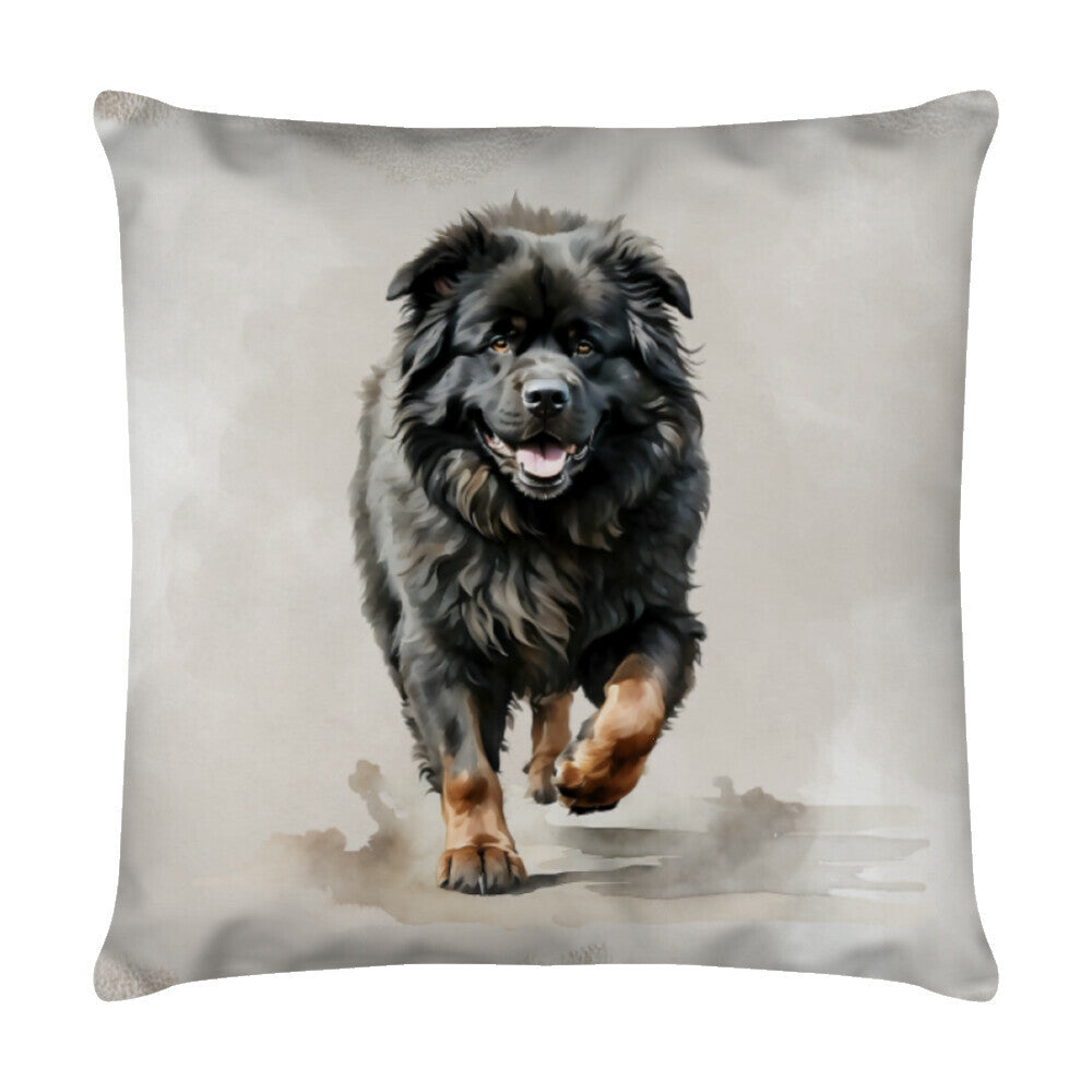 Kissen "Tibetmastiff - Walk" Weiß – hunde-shirt.de