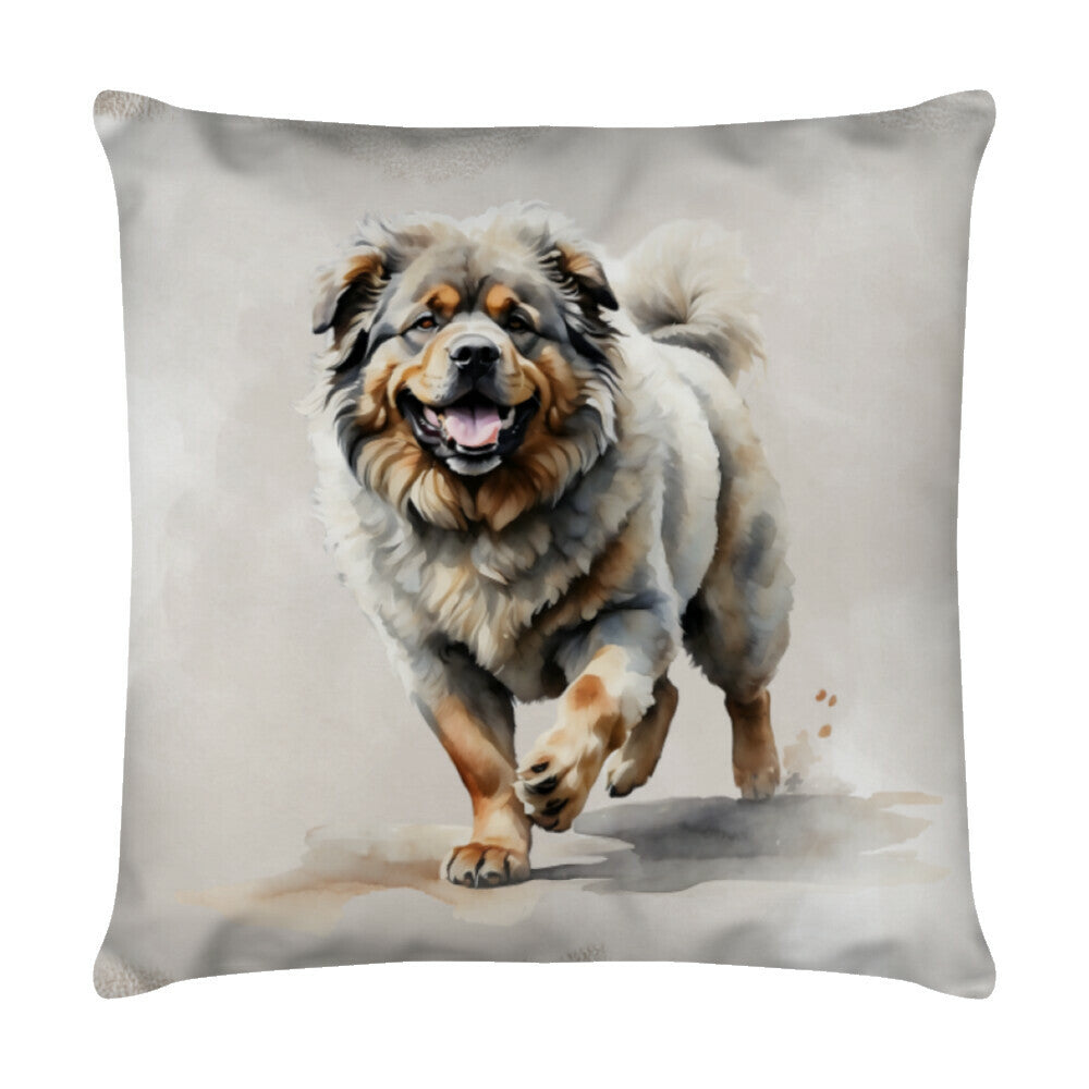 Kissen "Do Khyi - Run" Weiß – hunde-shirt.de