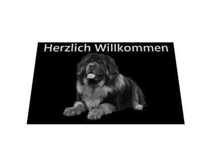 Fußmatte "Tibetmastiff - Herzlich Willkommen" – hunde-shirt.de