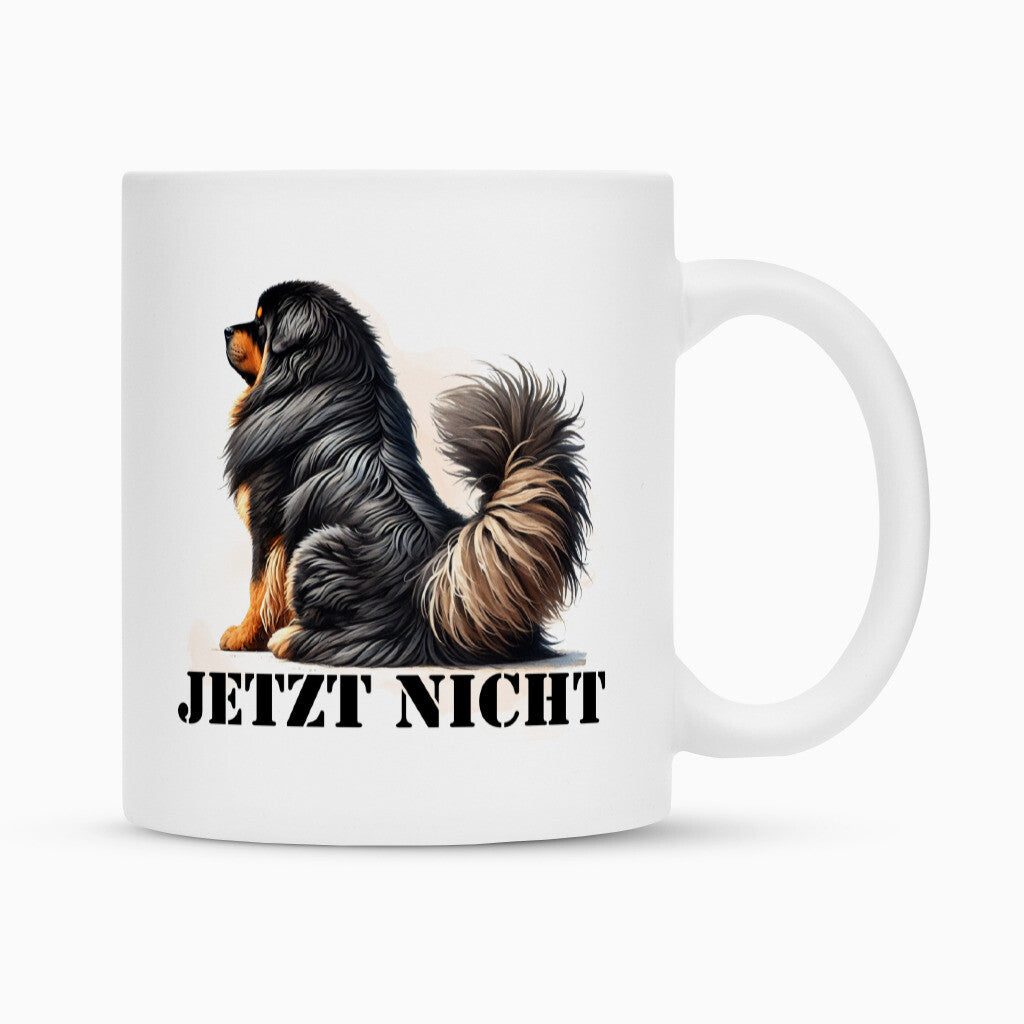 Tasse "Tibetmastiff - JETZT NICHT" Weiß – hunde-shirt.de