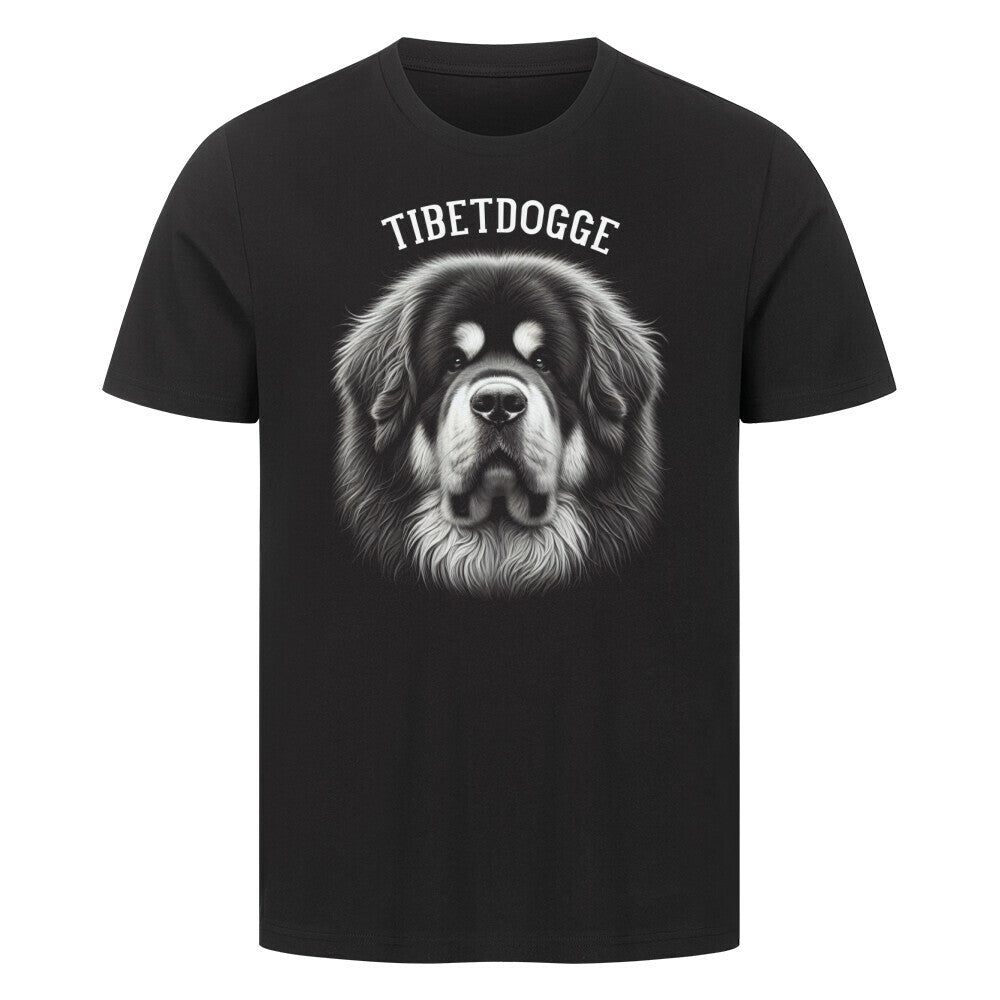 Premium T-Shirt "Tibetmastiff - Pure" Schwarz – hunde-shirt.de