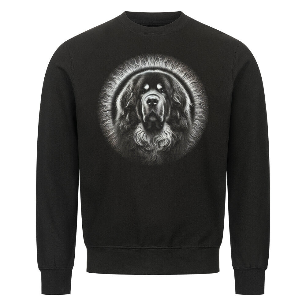 Premium Sweatshirt "Tibetmastiff - Shine" Schwarz – hunde-shirt.de