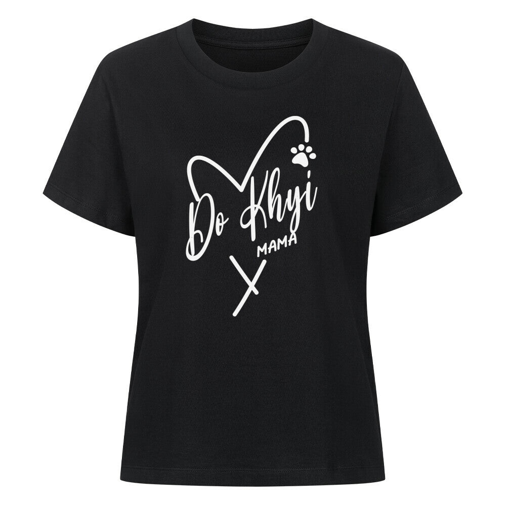 Premium Damen-Shirt "Do Khyi - Mama" Schwarz – hunde-shirt.de