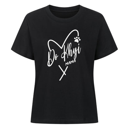 Premium Damen-Shirt "Do Khyi - Mama" Schwarz – hunde-shirt.de