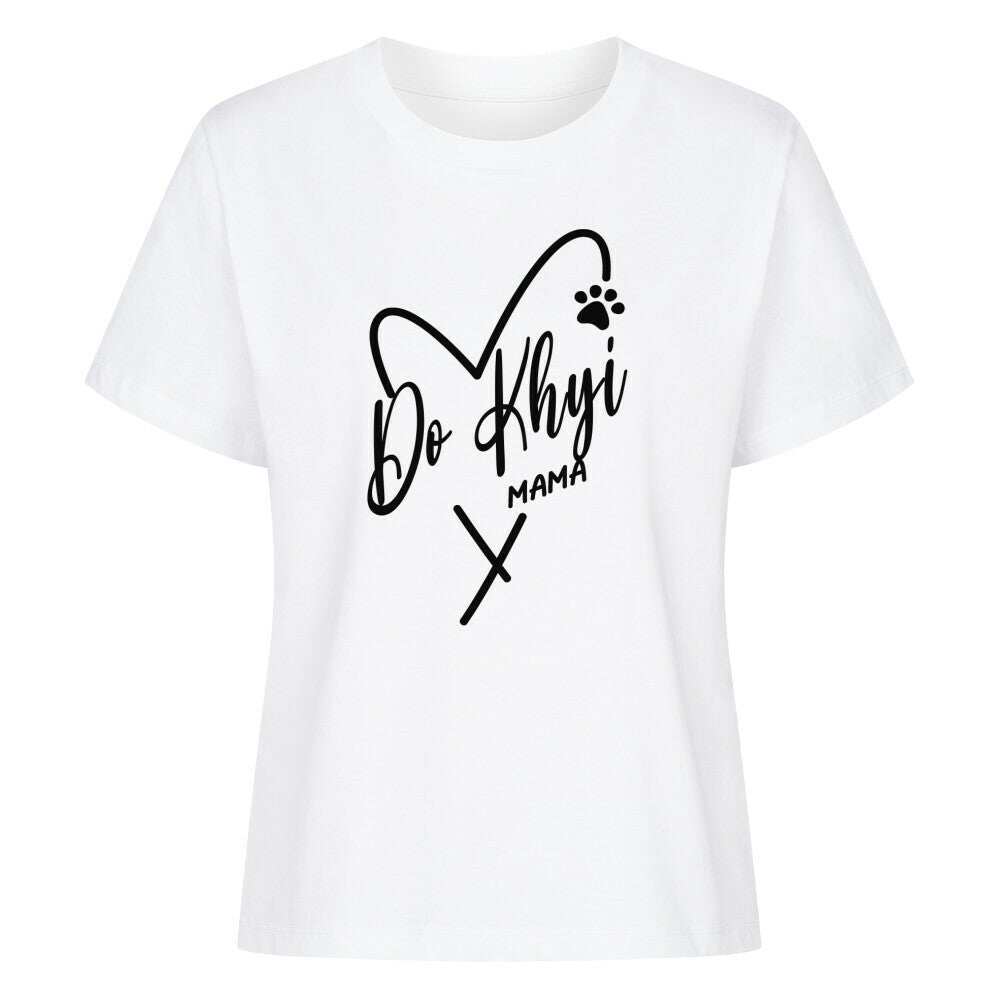 Premium Damen-Shirt "Do Khyi - Mama" Weiß – hunde-shirt.de
