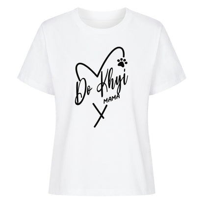 Premium Damen-Shirt "Do Khyi - Mama" Weiß – hunde-shirt.de