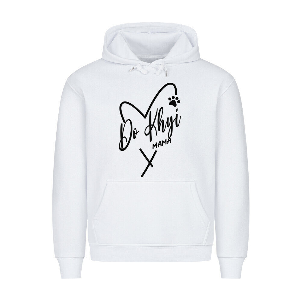 Premium Hoodie "Do Khyi - Mama" Weiß – hunde-shirt.de