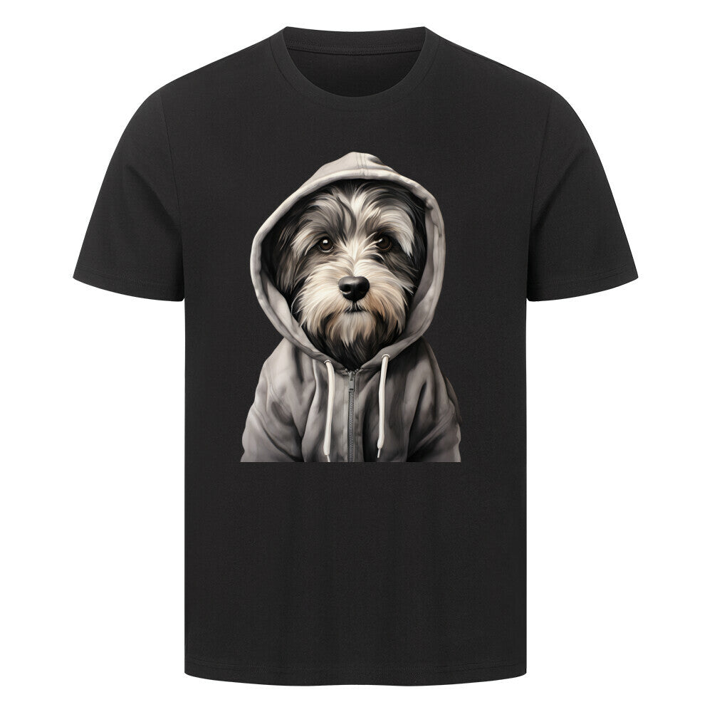 Premium T-Shirt "Havaneser - Hooded-Shirt" Schwarz – hunde-shirt.de