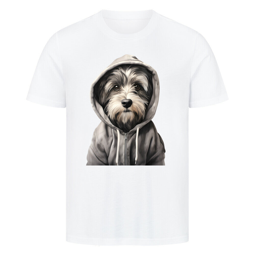 Premium T-Shirt "Havaneser - Hooded-Shirt" Weiß – hunde-shirt.de