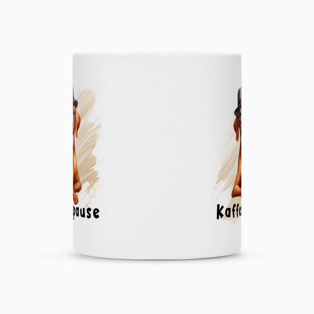 Tasse "Vizsla - Kaffeepause" – hunde-shirt.de