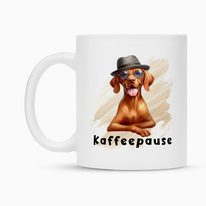 Tasse "Vizsla - Kaffeepause" – hunde-shirt.de