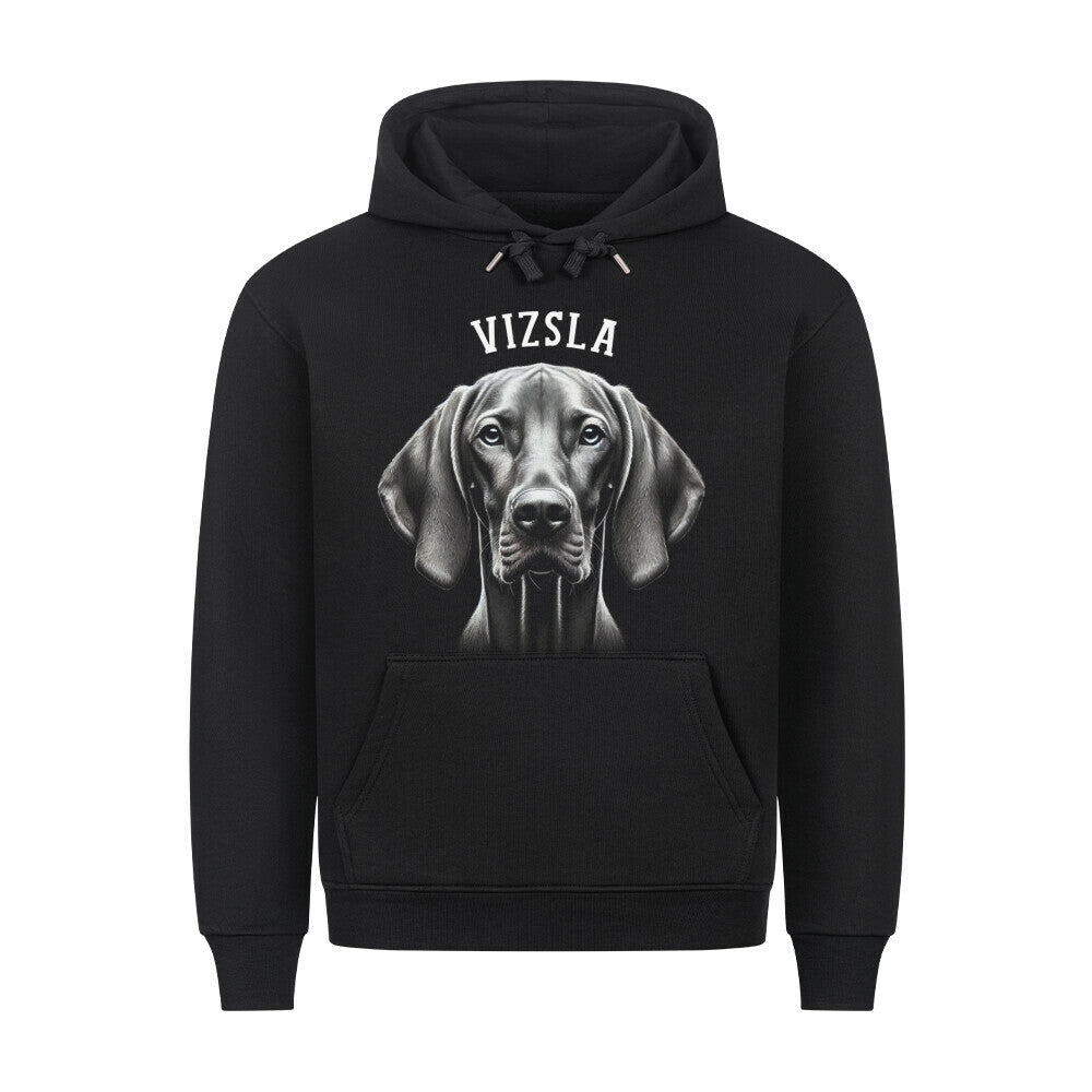 Premium Hoodie "Vizsla - Pure" Schwarz – hunde-shirt.de