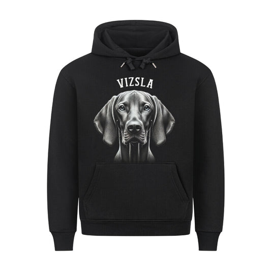 Premium Hoodie "Vizsla - Pure" Schwarz – hunde-shirt.de