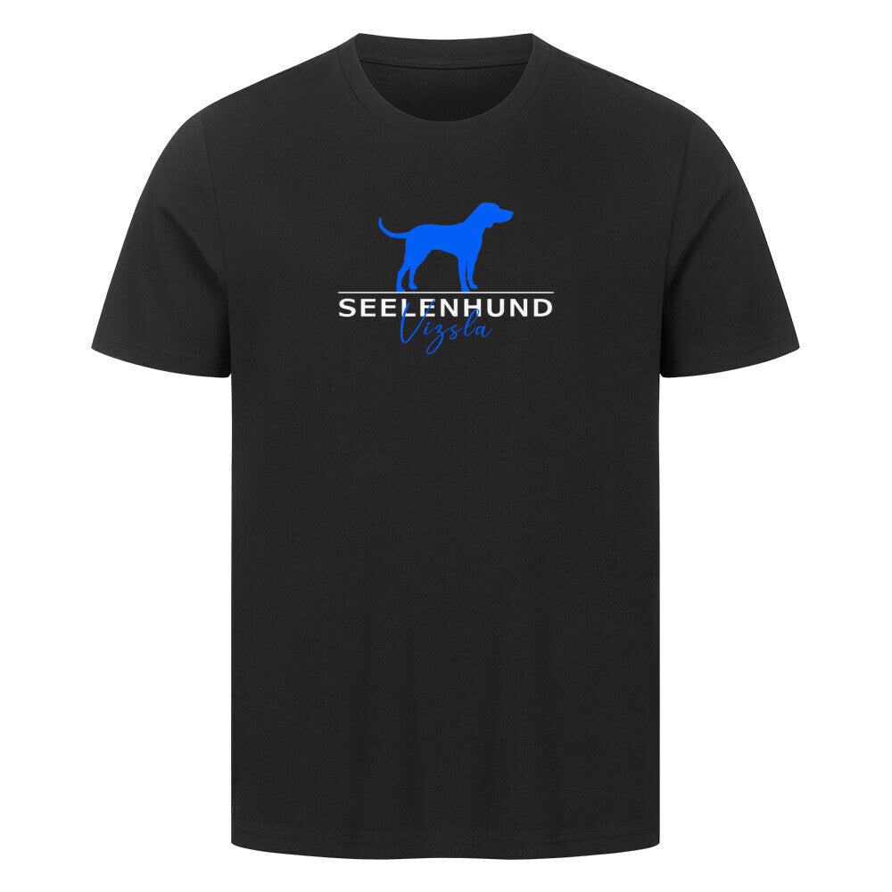 Premium T-Shirt "Vizsla - Seelenhund" Schwarz – hunde-shirt.de