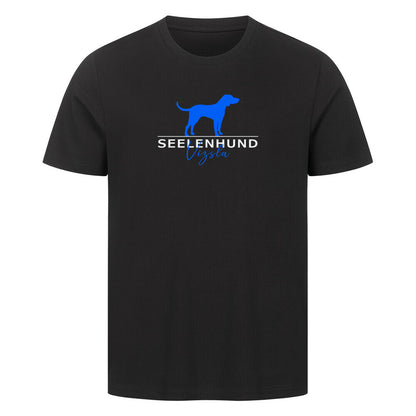 Premium T-Shirt "Vizsla - Seelenhund" Schwarz – hunde-shirt.de