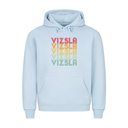 Premium Hoodie "Vizsla - RETRO" Babyblau – hunde-shirt.de
