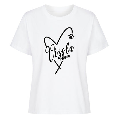 Premium Damen-Shirt "Vizsla - Mama" Weiß – hunde-shirt.de