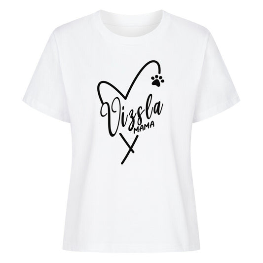 Premium Damen-Shirt "Vizsla - Mama" Weiß – hunde-shirt.de