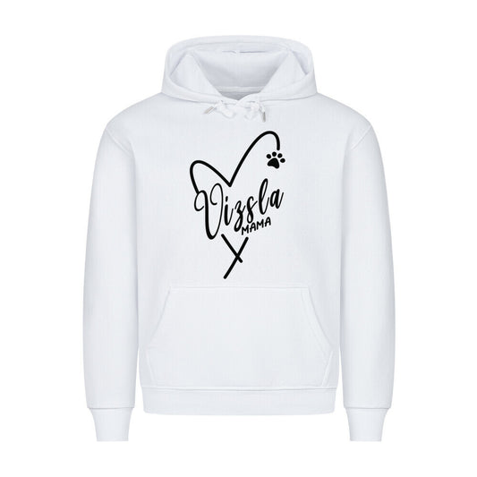 Premium Hoodie "Vizsla - Mama" Weiß – hunde-shirt.de