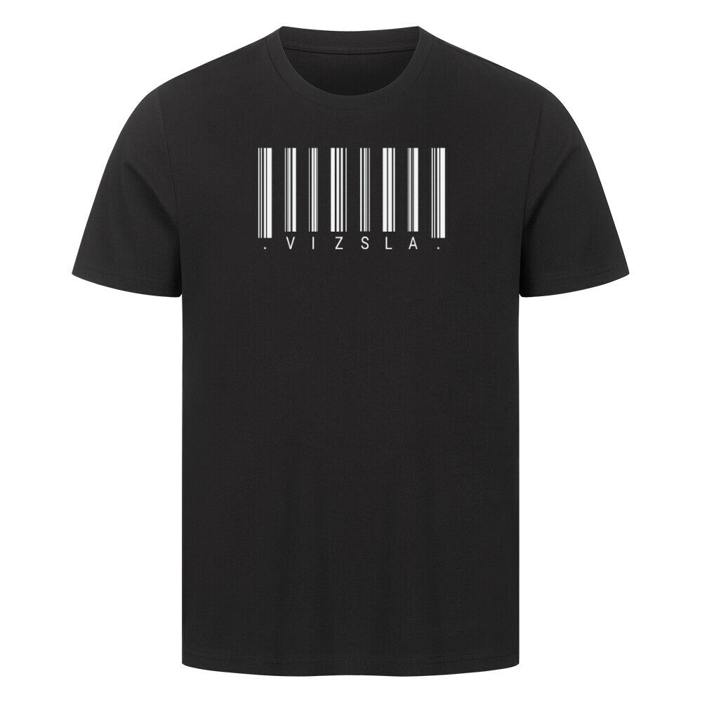 Premium T-Shirt "Vizsla - Scan" Schwarz – hunde-shirt.de
