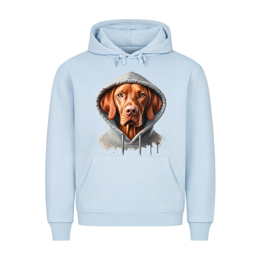 Premium Hoodie "Vizsla - Hooded" Babyblau – hunde-shirt.de