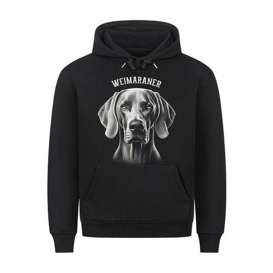 Premium Hoodie "Weimaraner - Pure" Schwarz – hunde-shirt.de