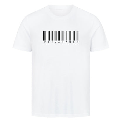 Premium T-Shirt "Weimaraner - Scan" Weiß – hunde-shirt.de