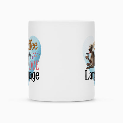 Tasse "Weimaraner - Love Language" – hunde-shirt.de