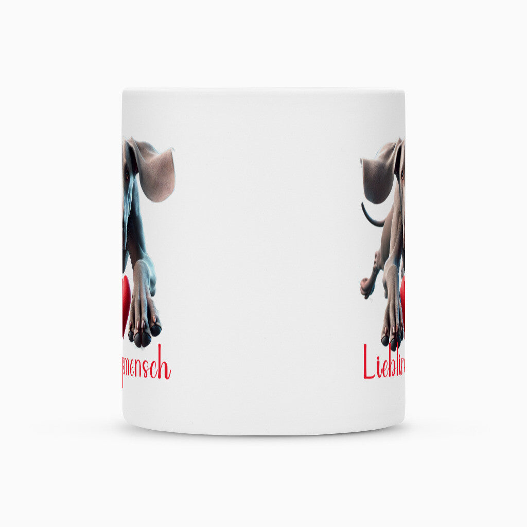 Tasse "Weimaraner - Lieblingsmensch" – hunde-shirt.de
