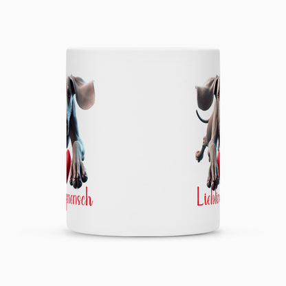 Tasse "Weimaraner - Lieblingsmensch" – hunde-shirt.de