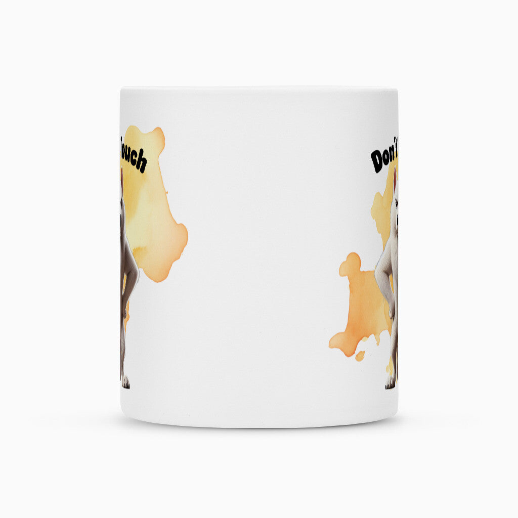 Tasse "Schweizer Schäferhund - Don´t touch" – hunde-shirt.de