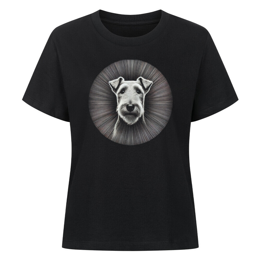 Premium Damen-Shirt "Welsh Terrier - Shine" Schwarz – hunde-shirt.de
