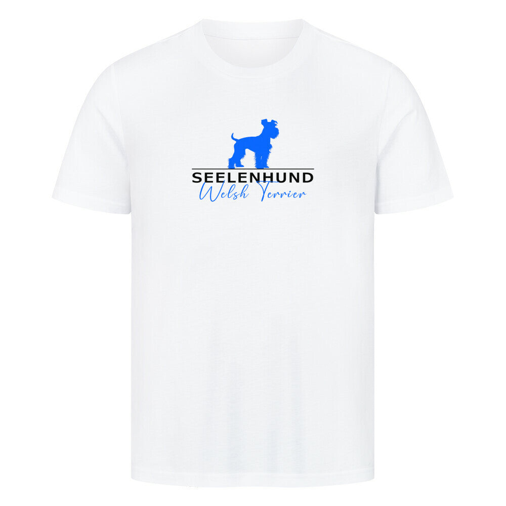 Premium T-Shirt "Welsh Terrier - Seelenhund" Weiß – hunde-shirt.de