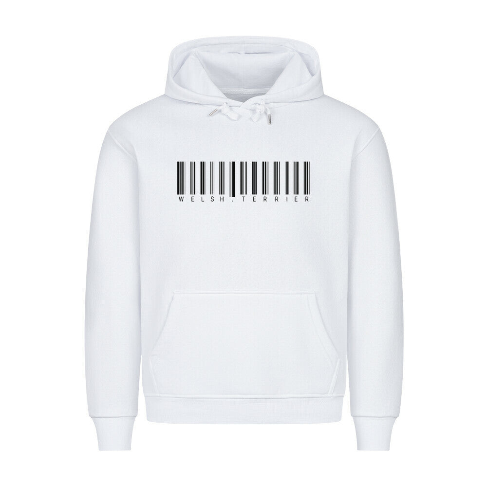 Premium Hoodie "Welsh Terrier - Scan" Weiß – hunde-shirt.de
