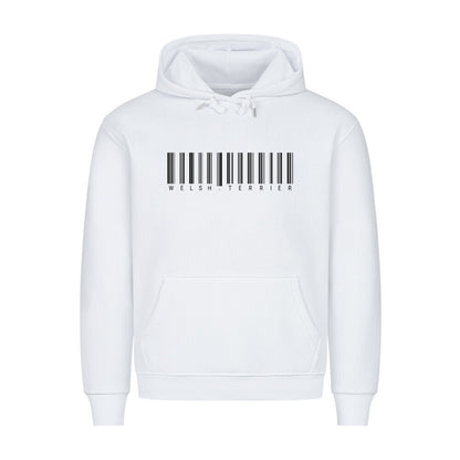 Premium Hoodie "Welsh Terrier - Scan" Weiß – hunde-shirt.de