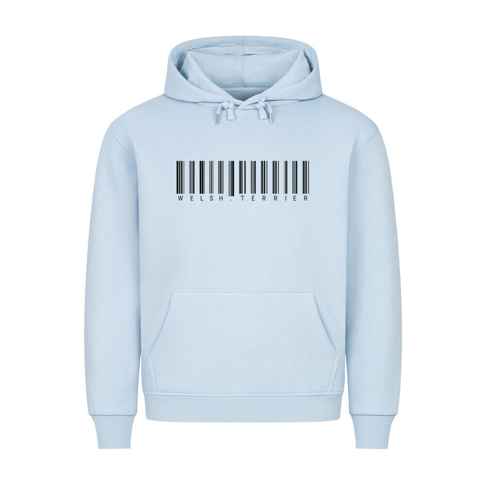 Premium Hoodie "Welsh Terrier - Scan" Babyblau – hunde-shirt.de