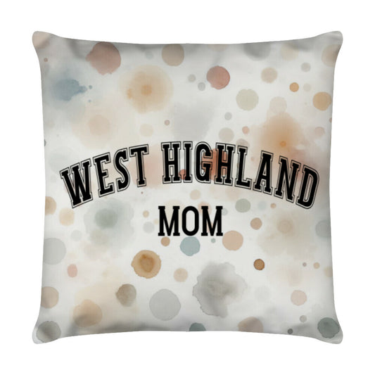 Kissen "West Highland - MOM" Weiß – hunde-shirt.de