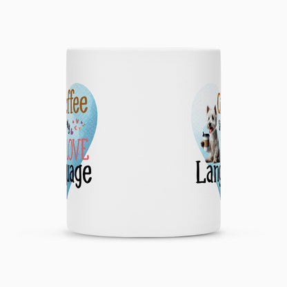 Tasse "Westie - Love Language" – hunde-shirt.de