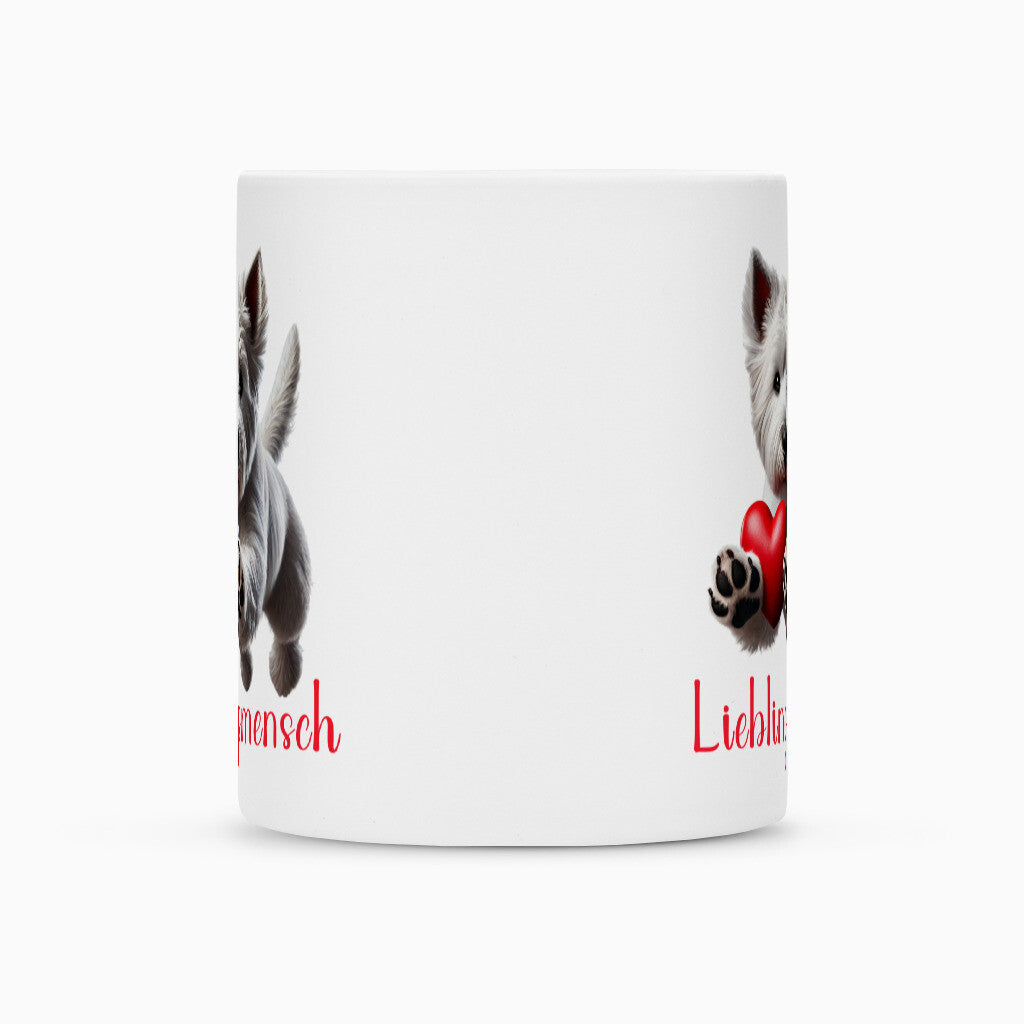 Tasse "Westie - Lieblingsmensch" – hunde-shirt.de