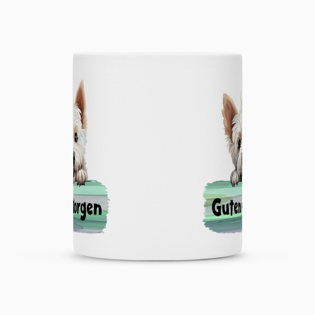 Tasse "Westie - Guten Morgen" – hunde-shirt.de