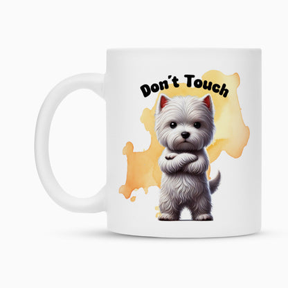 Tasse "Westie - Don´t touch" – hunde-shirt.de