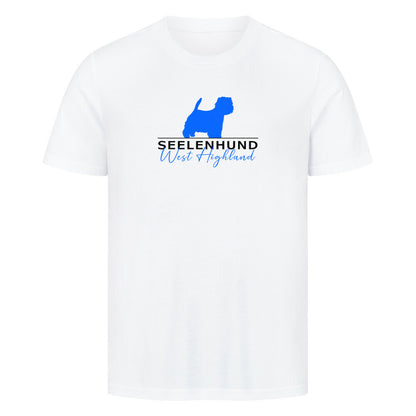 Premium T-Shirt "Westie - Seelenhund" Weiß – hunde-shirt.de