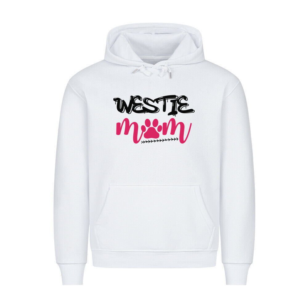 Premium Hoodie "Westie - Mom" Weiß – hunde-shirt.de