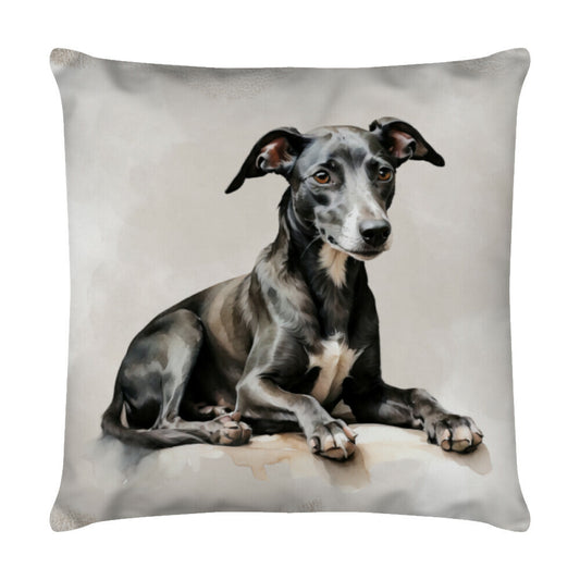Kissen "Whippet - Relax" Weiß – hunde-shirt.de