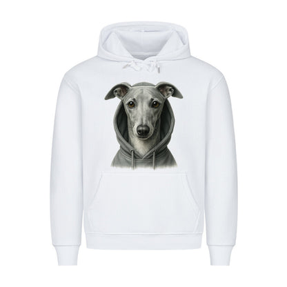 Premium Hoodie "Whippet - Hooded" Weiß – hunde-shirt.de