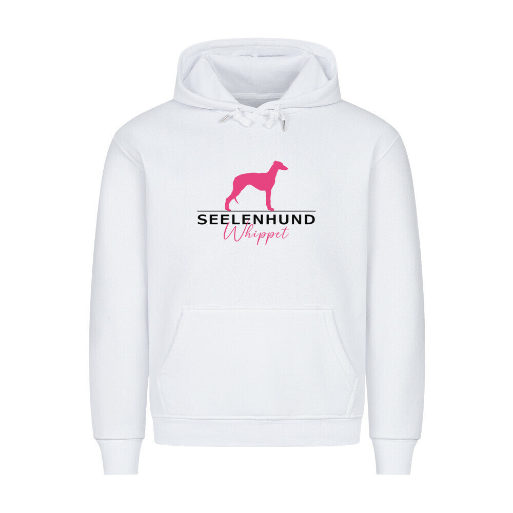 Premium Hoodie "Whippet - Seelenhund" Weiß – hunde-shirt.de