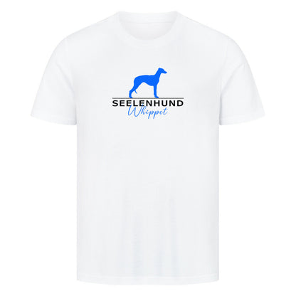 Premium T-Shirt "Whippet - Seelenhund" Weiß – hunde-shirt.de