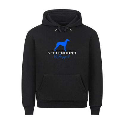 Premium Hoodie "Whippet - Seelenhund" Schwarz – hunde-shirt.de